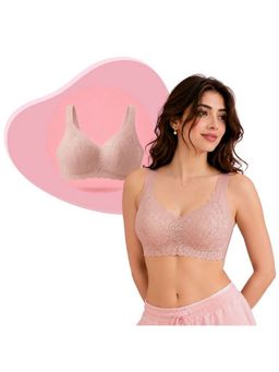 Rheal Curve - Pink Invisible Wireless Shaping Bra