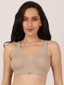 SOIE - Nude Women Non Padded Non Wired Full Coverage Cotton Minimizer Bra