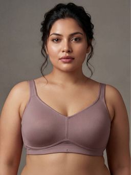 SOIE - Purple Women Full Coverage Max Support Minimizer Bra