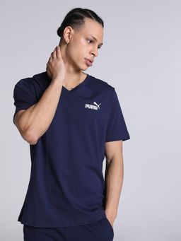 Puma - Essentials Mens Blue T-shirt