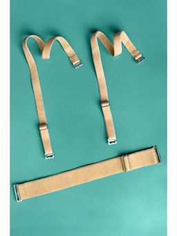 Clovia - Beige Adjustable Shoulder Straps and Back Band