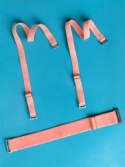 Clovia - Peach Adjustable Shoulder Straps and Back Band