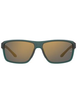Under Armour - Mens Copper Lens Crystal Green Rectangular Sunglasses with 100% UV Protection (62)