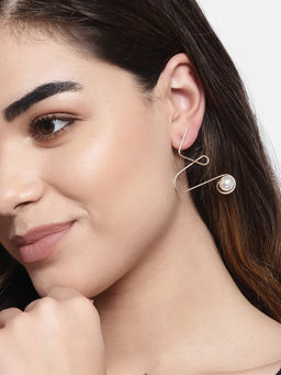 Twenty Dresses by Nykaa Fashion - The Path To Pearls Earrings