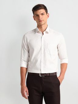 Arrow - Men White Checks Slim Fit Formal Shirt