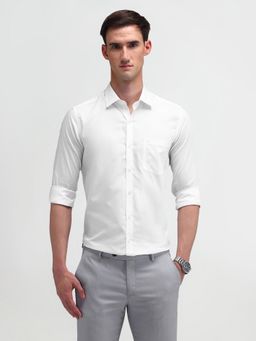 Arrow - Men White Solid Slim Fit Formal Shirt