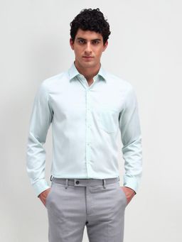 Arrow - Men Green Solid Slim Fit Formal Shirt