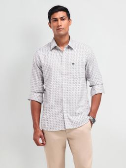 Arrow Sports - Men Multi-Color Geometric Printed Slim Fit Casual Shirt