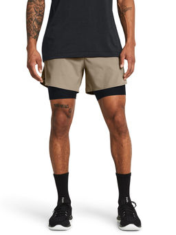 Under Armour - Peak Woven 2In1 Sts Brown Shorts