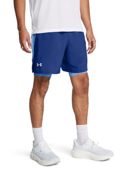 Under Armour - Launch 7' 2-In-1S Blue Shorts