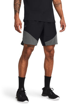 Under Armour - Peak Woven Hybrids Black Shorts