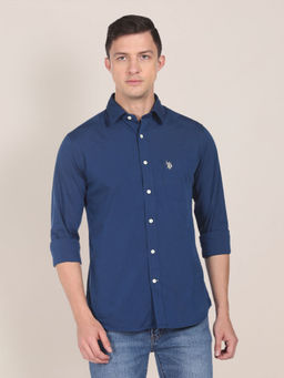 U.S. POLO ASSN. - Textured Cotton Shirt