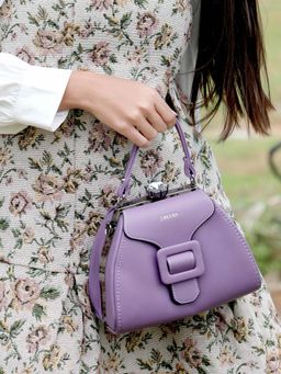 Odette - Smart Purple Clutch Bag