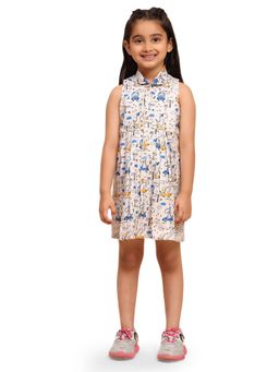 Funny Bones - White Printed Dress