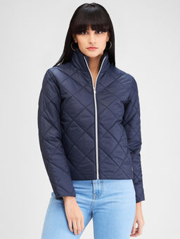 Spykar - Navy Full Sleeves Solid Jacket