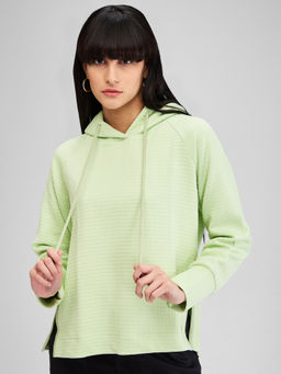 Spykar - Green Full Sleeves Oversize Fit Sweatshirt