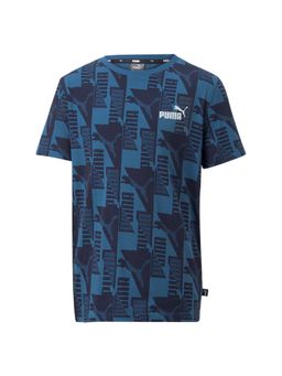 Puma - Power Aop Boys Blue T-shirts
