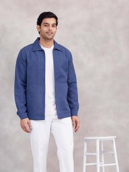 Fabindia - Indigo Cotton Utility Jacket