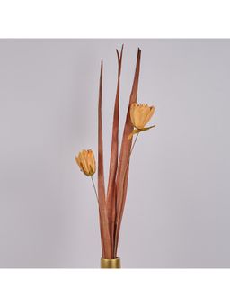 HomeTown - Fleur Dried Rose Floral Sticks 98 Cm in Peach Colour
