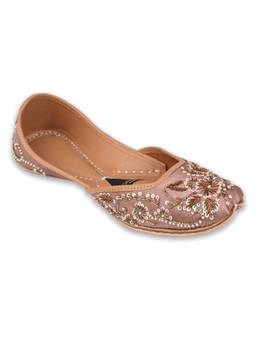 Desi Colour - Rosetta Luxe- The Mehar Collection Pink Juttis