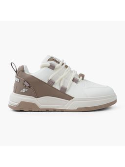 SOLETHREADS - Beige Trendy Sneakers for Men