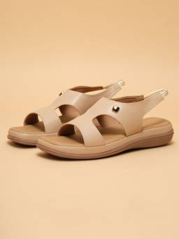 ERIDANI - Women Novie Beige Casual Sandals