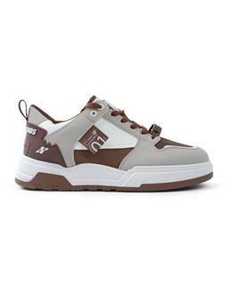 SOLETHREADS - Brown Trendy Sneakers for Men