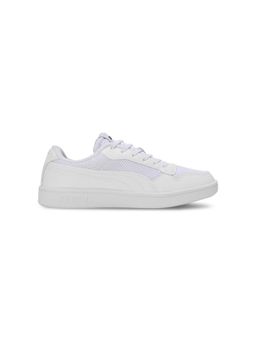 Puma - Smash Soft Cushioning Youth White School Shoes