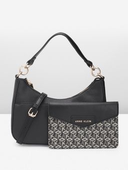 Anne Klein - 2 for 1 Convertible Shoulder Bag with Detachable Pouch