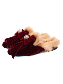 SHUTIQ - Scarlet Maroon Flats