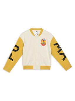 Puma - White Moody Cat Graphic Bomber Jacket