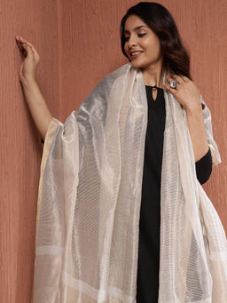 Fabindia - Natural Cotton Silk Blend Maheshwari Dupatta