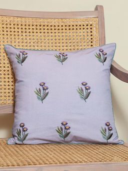 Crown of Poppies - Lavender Meadow Cushion Cover (16 x 16 Inches)