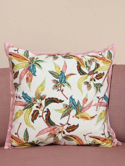 Crown of Poppies - Multi-Color Whispers Of Spring Cushion Cover (16 x 16 Inches)