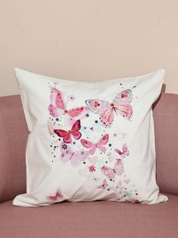 Crown of Poppies - Multi-Color Whispers Of Spring Cushion Cover (16 x 16 Inches)