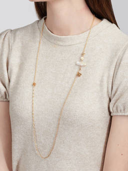 Outhouse - 22K Gold Plated Des Celeste Convertible Optical Chain
