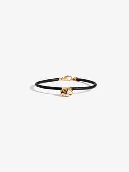Outhouse - 22K Gold Plated Black Confessions Choker Necklace