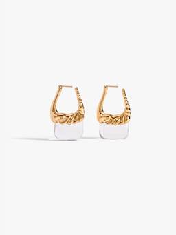 Outhouse - 22K Gold Plated Rose Gold Scylla Earrings