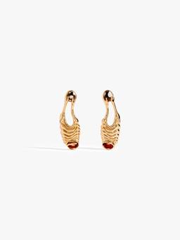 Outhouse - 2K Gold Plated Rose Gold Sirocco Earrings