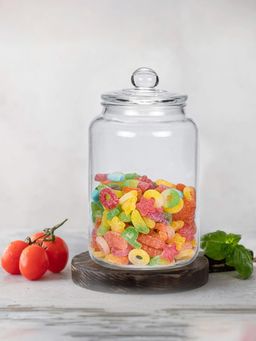 UMAI - Transparent Glass Container with Lid, 4.9L
