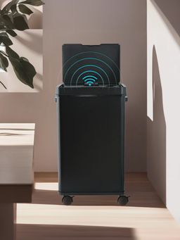 UMAI - Stainless Steel 68L Sensor Dustbin with Wheels