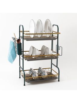 UMAI - Utensil Organizer 3-Layer Bowl Holder with Drain Storage