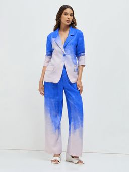 KAMLIE - Women Ombre Printed Blue Co-Ord Set