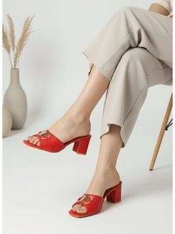 Chaal Chalan - Raya Red Block Heels