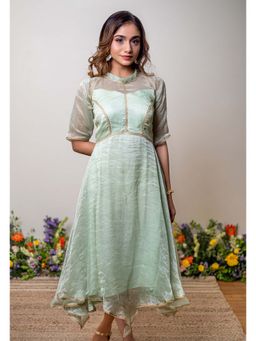 Kosha By Nilima - Silver Lining Mint Green Dress