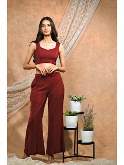 Kosha By Nilima - Maroon Co-Ord (Set of 2)