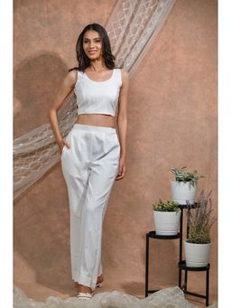 Kosha By Nilima - White Co-Ord (Set of 2)