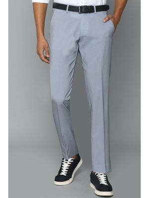 Allen Solly Casual Trousers : Buy Allen Solly Men Blue Slim Fit ...