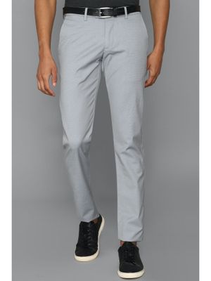 Allen Solly Casual Trousers : Buy Allen Solly Men Grey Slim Fit ...