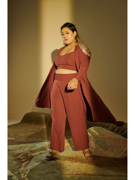 dark brown co ord